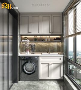 Tủ máy giặt kiểu dáng tân cổ điển tại Tân Bình