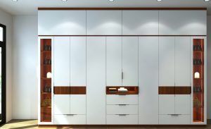 Thi Công Tủ Quần Áo MDF Chống Ẩm Phủ Melamin Nhà Anh Nam, Quận 12