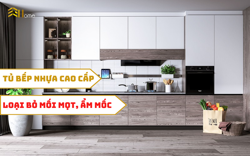 Tủ bếp nhựa tại Tủ bếp Sài Gòn – Loại bỏ mối mọt, ẩm mốc