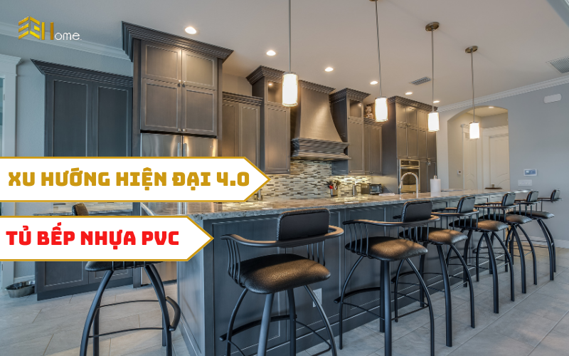 Tủ bếp nhựa PVC – Sản phẩm dẫn đầu xu hướng thời đại 4.0 hiện nay