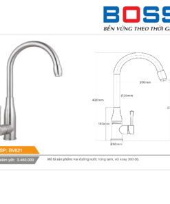 Vòi chậu BOSS BV821