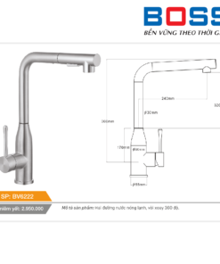Vòi chậu BOSS BV6222