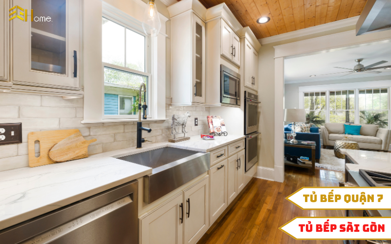 Tủ bếp Sài Gòn – Địa chỉ lắp đặt tủ bếp Quận 7 uy tín và chất lượng