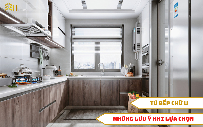 Những lưu ý khi thiết kế tủ bếp chữ U cho không gian nhà ở