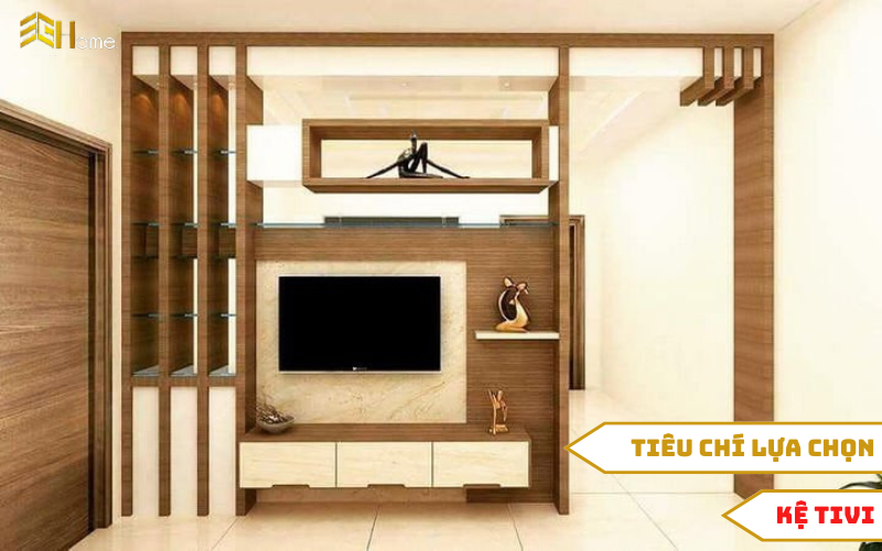 Tổng hợp những tiêu chí lựa chọn kệ tivi cho khách hàng