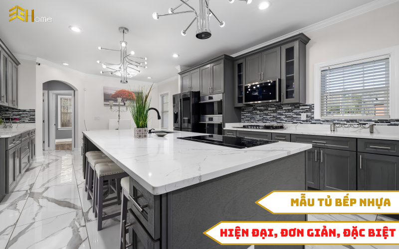 Bật mí những mẫu tủ bếp hiện đại đơn giản cho gia chủ