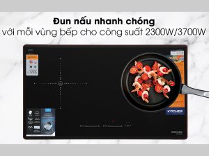 Bếp từ đôi Kocher DI-806GE02 nhập khẩu Châu Âu