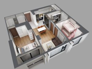 Thi công nội thất căn hộ Tân Phú cho gia đình anh Tuấn